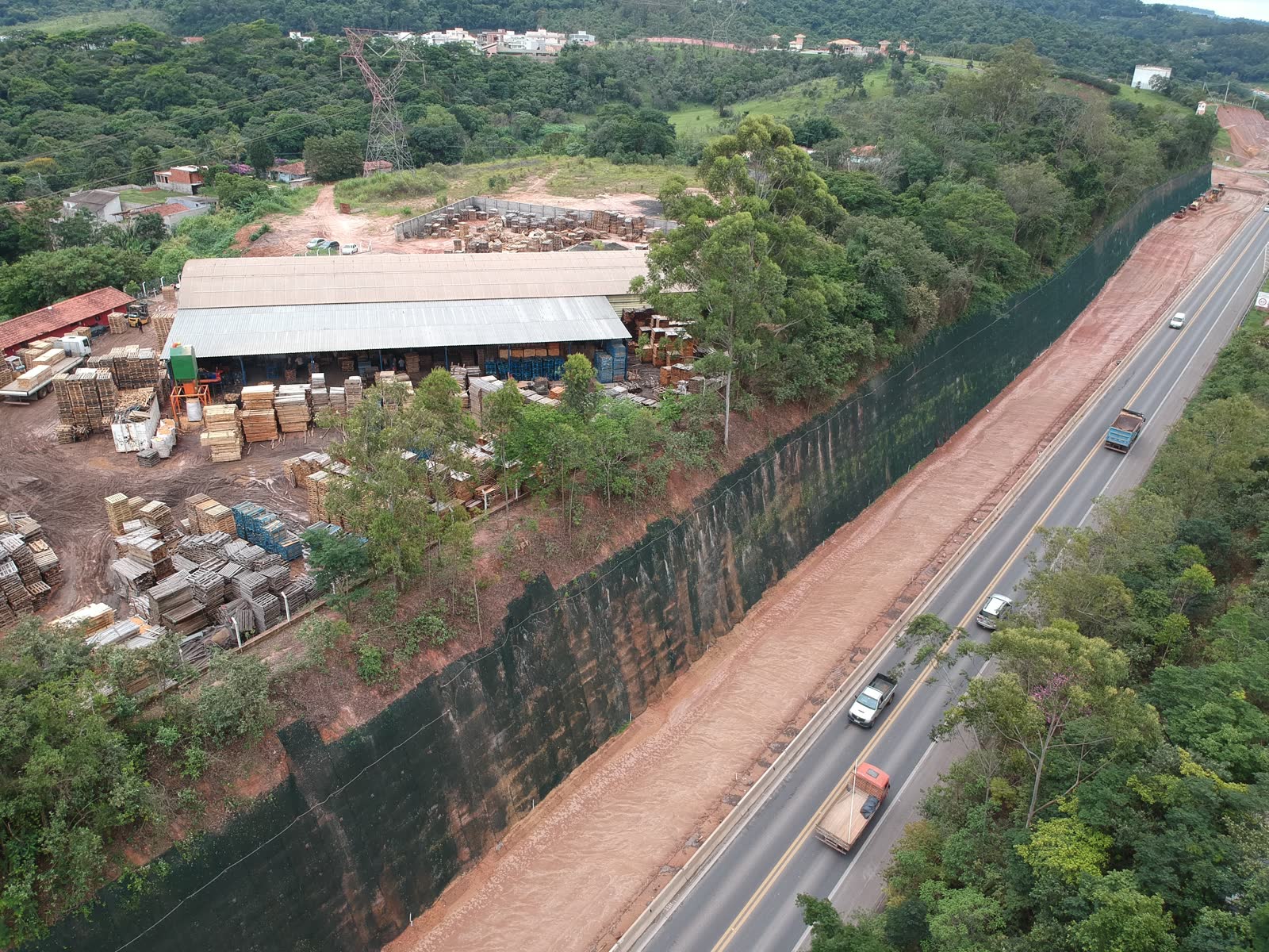Recuperação de taludes